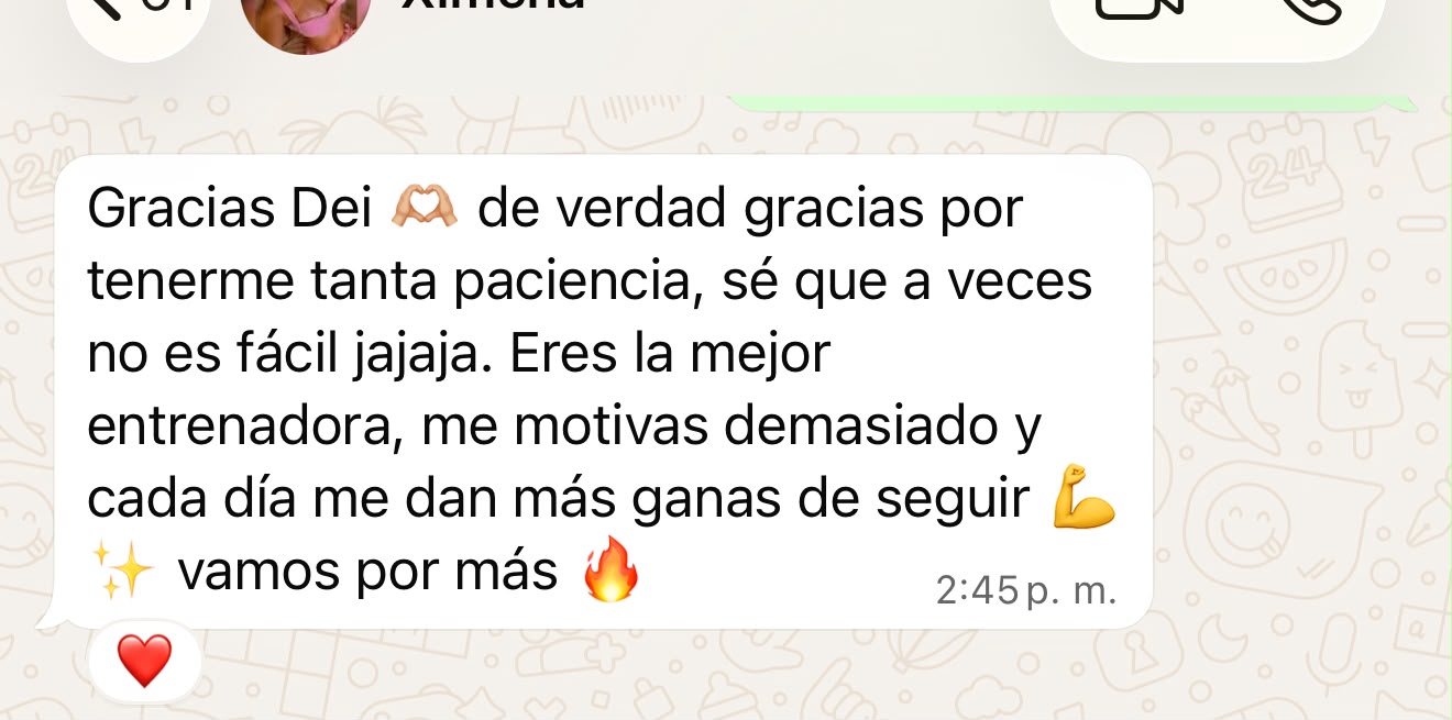 Mensaje de Ximena